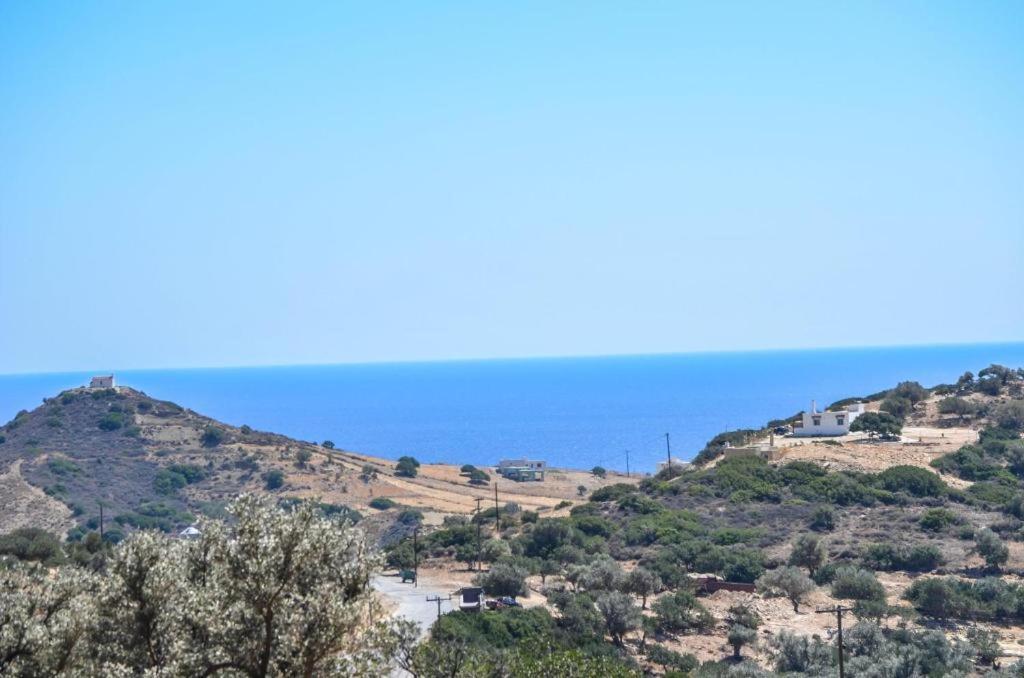 Ferienwohnung Emmanuela House With Garden & Sea View - Triopetra Exterior foto